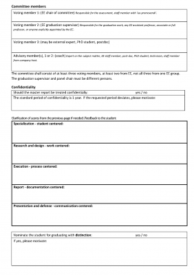 Assessment Form Graduation Project EE 201908 Page 2